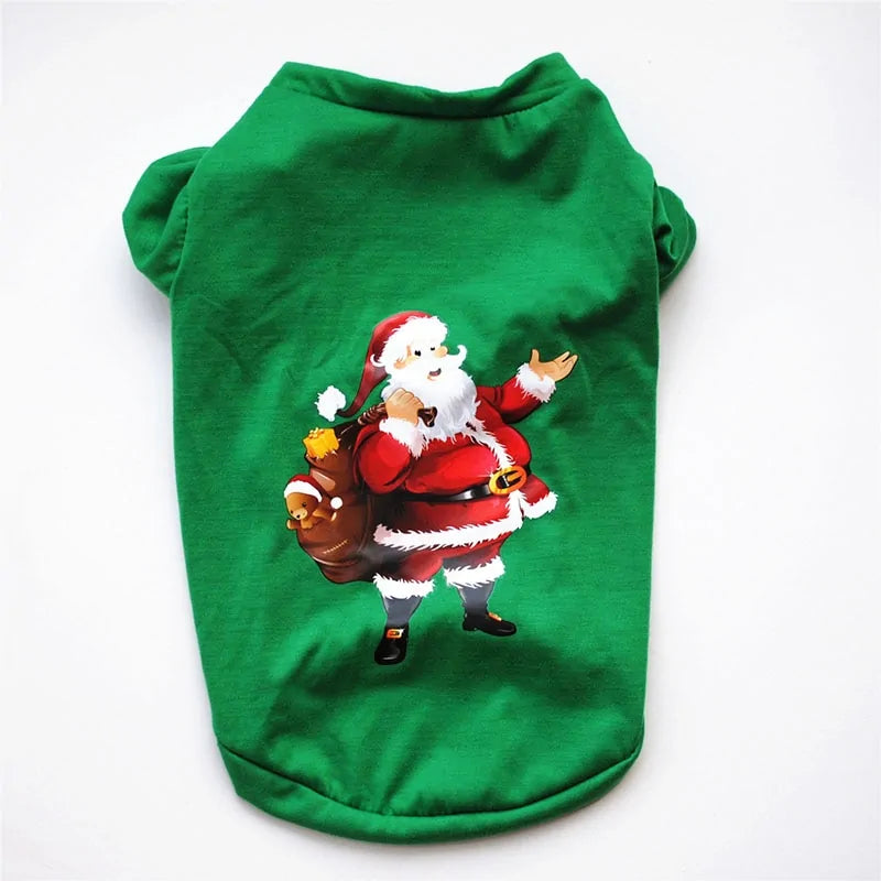 Cotton Christmas Pet Clothes