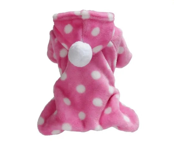 Winter Warm Fleece Dog Jumpsuit