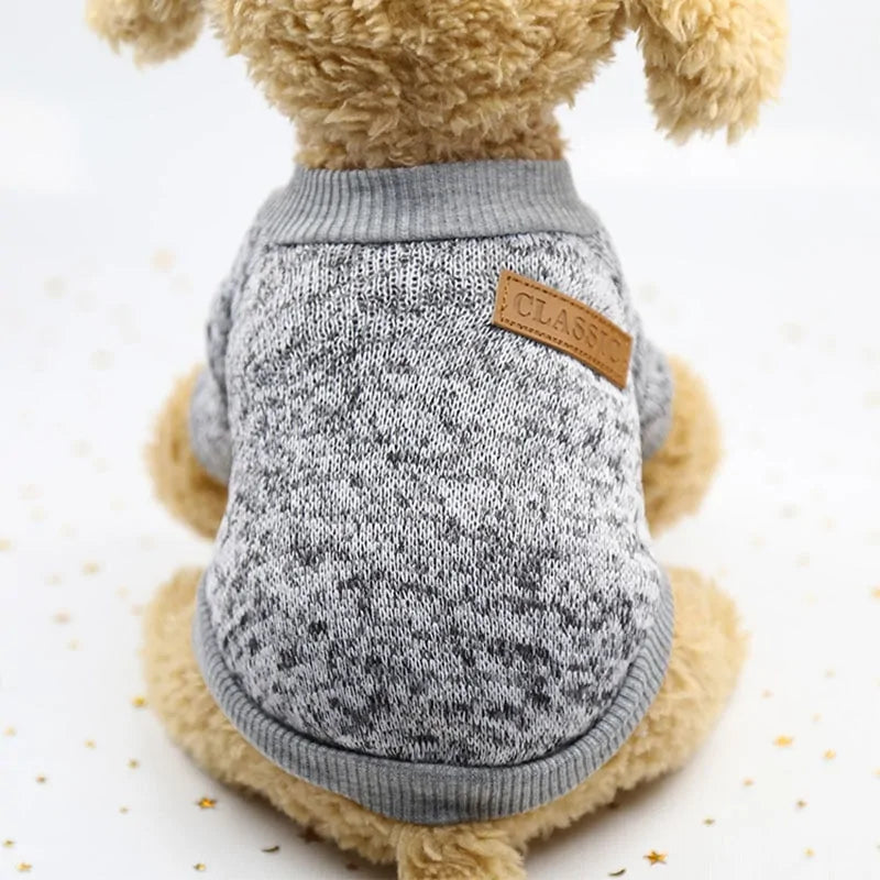 Classic Warm Puppy Pet Cat Winter Fashion Clothes