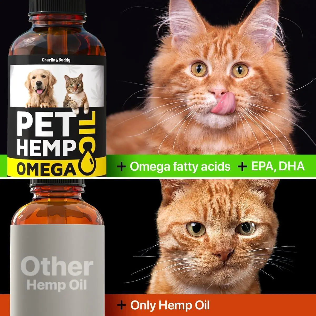 Hеmp and Salmon Oil for Dogs Skin Coat Hеalth 3 6 9 Omega Calming Treat 1 fl oz