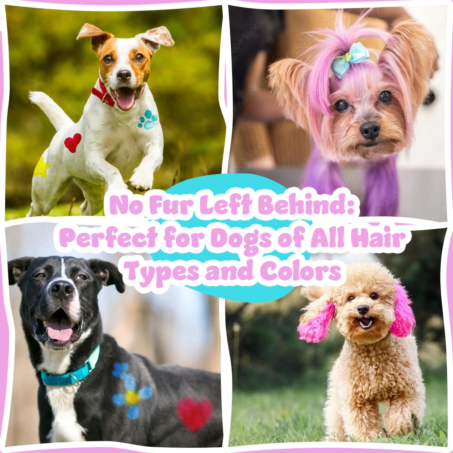 Dog Hair Dye 8 Color Dog Safe Hair Dye Non Toxic Temporary Pet Hair Paint Pens