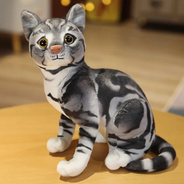 Realistic Cat Plush Toys