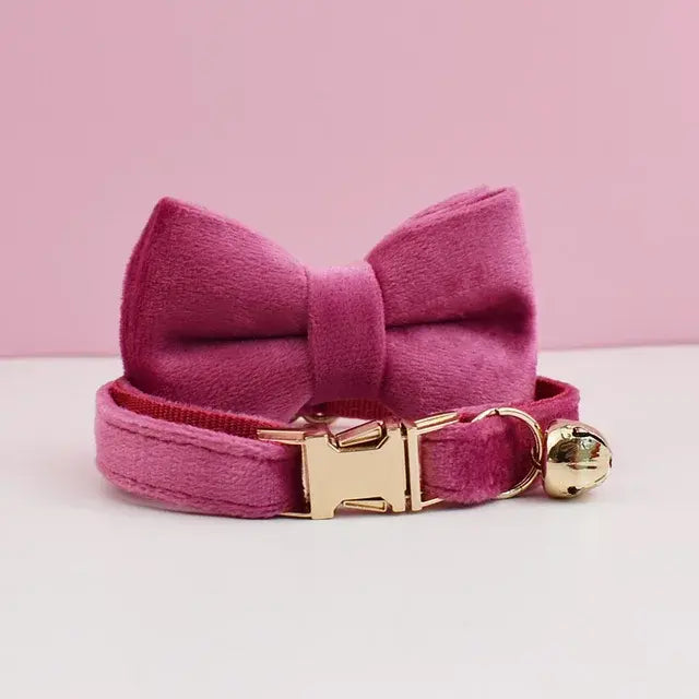 Velvet Cat Collar