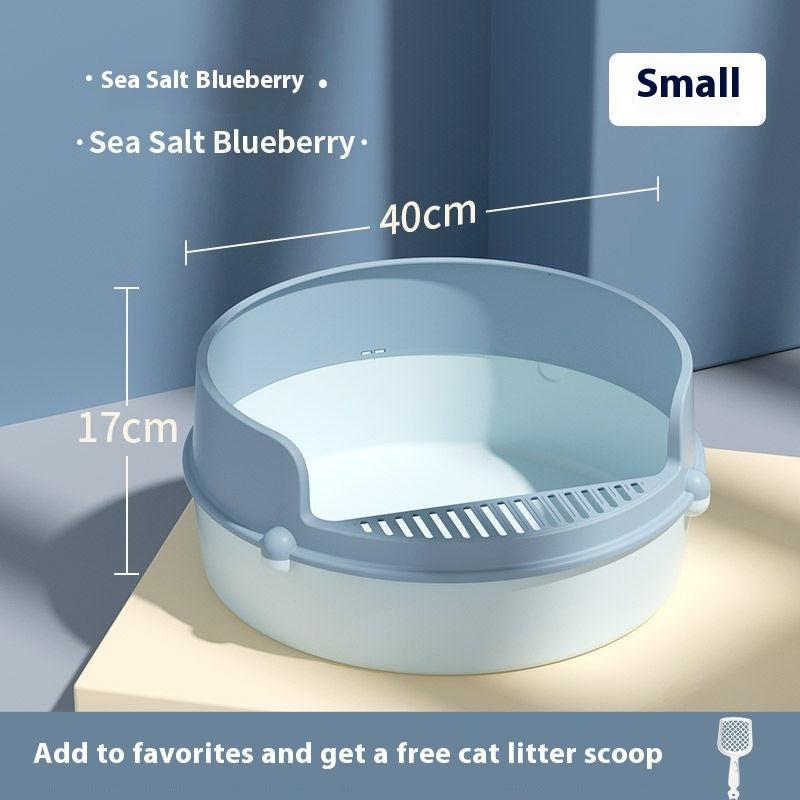 Anti-splash Semi Closed Litter Box